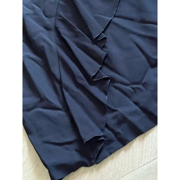 A.L.C. Sleeveless Ruffle‎ Front Dress Designer Mini Black - Picture 4 of 6